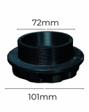 Tapas Centro Rin Tipo Rotiform Rosca 67mm / 72mm Set 4 Piezas ABS